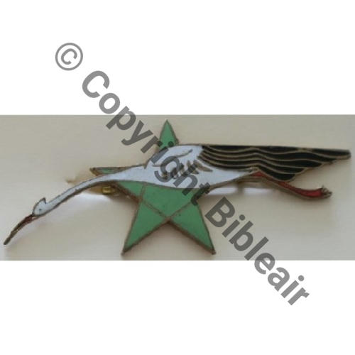 3216.EMGA NH ECOLE TRANS FIL & ou BA.724 FES REMIGES NOIRES PLUMES VENTRALES BLANCHES  SM Bol Dos lisse irreg Src.Y.GENTY Collect JM 